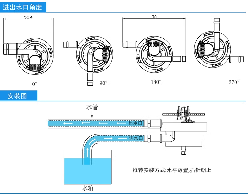咖啡機飲水機流量開關FM-HL2124W (帶線款）