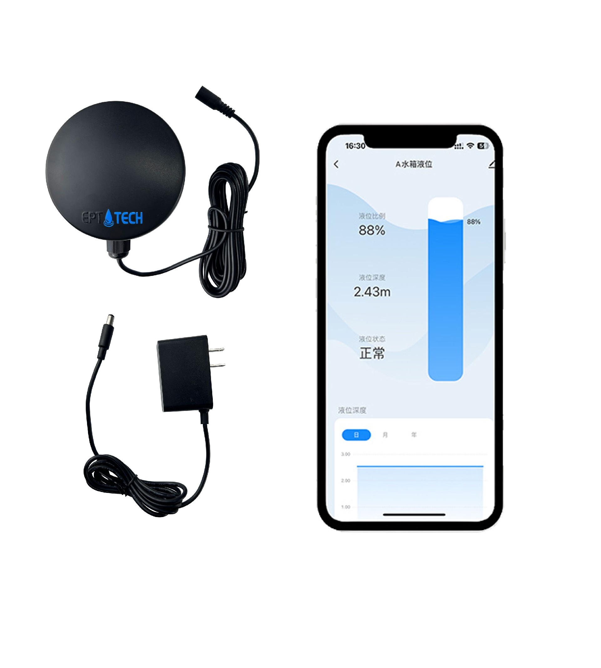 房車(chē)水箱水量監(jiān)測(cè)實(shí)時(shí)液位查看